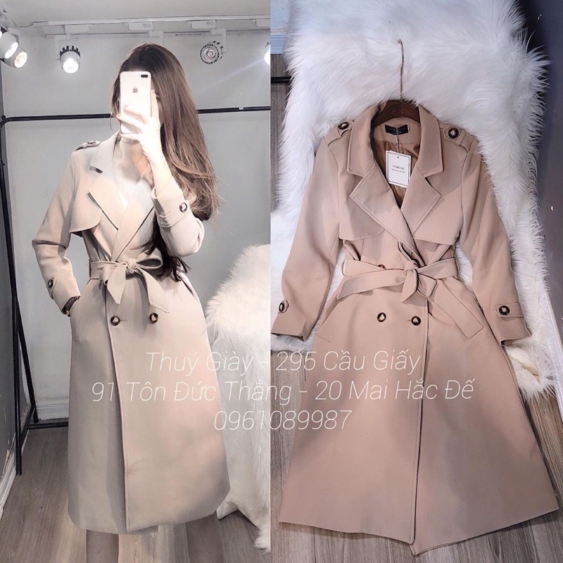 Áo khoác măng tô chất siêu đẹp  loai 1 nặng 1.2kg