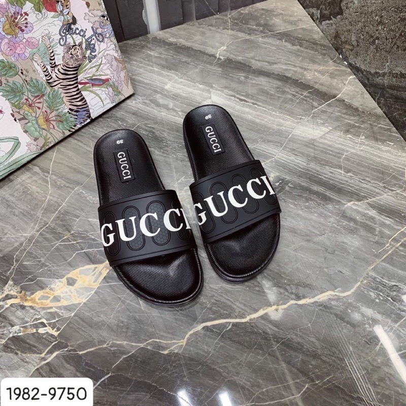 🔥HÀNG CAO CẤP🔥Dép Nam,Dép Quai Ngang GUCCI Mẫu Mới Hè 2023 Đế Cao Su Non Chống Trơn Trượt