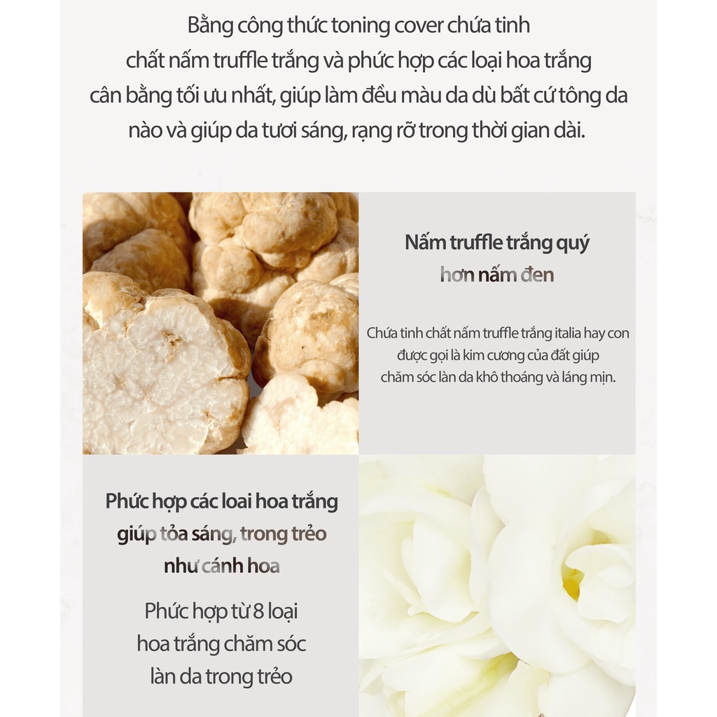 Phấn Nước BANILA CO Covericious Ultimate White Cushion SPF38 PA++ 14G che phủ tự nhiên, không gây mốc da