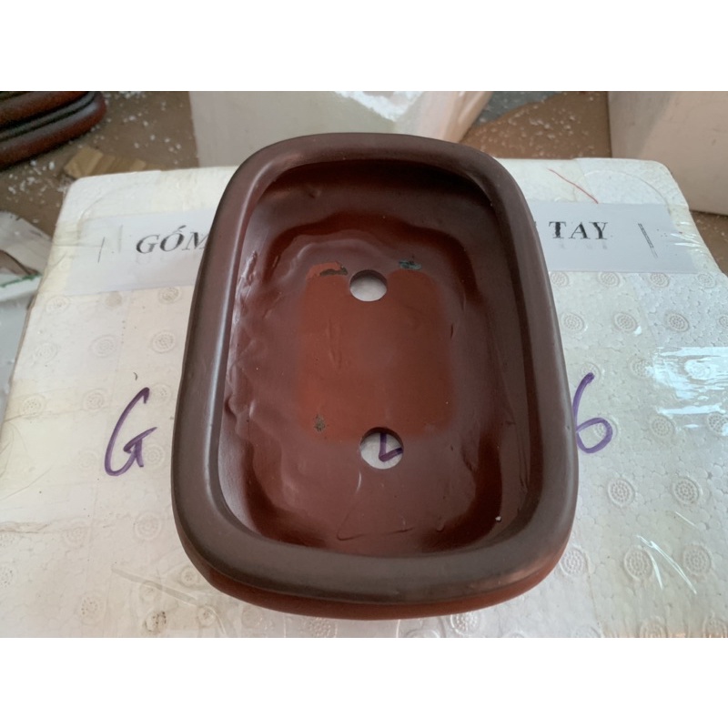 Chậu gốm mini bonsai gốm đất nung bát tràng