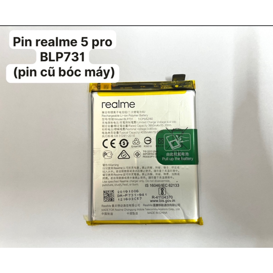 Pin realme 5 pro/BLP731