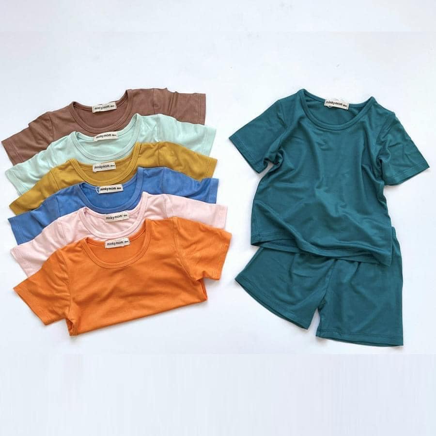 Combo 5 Bộ Áo cộc Tay  Quần Đùi Cho Bé