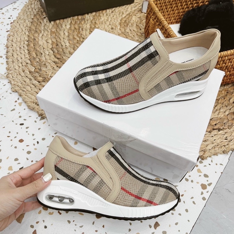 HÀNG VỀ CÓ SẴN!!!!Giày thể thao BBR độn đế đính đá hàng chuẩn loại 1 FULLBOX