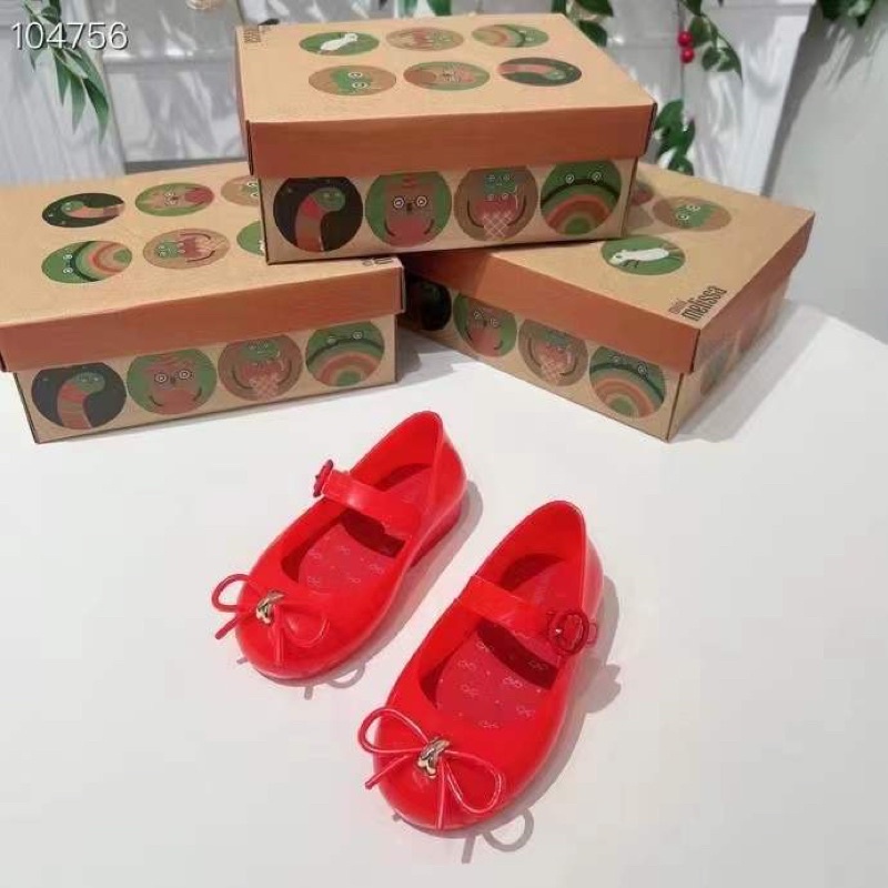 Giày nhựa thơm Melissa xuất dư nơ mảnh dáng búp bê cực xinh dành cho bé gái