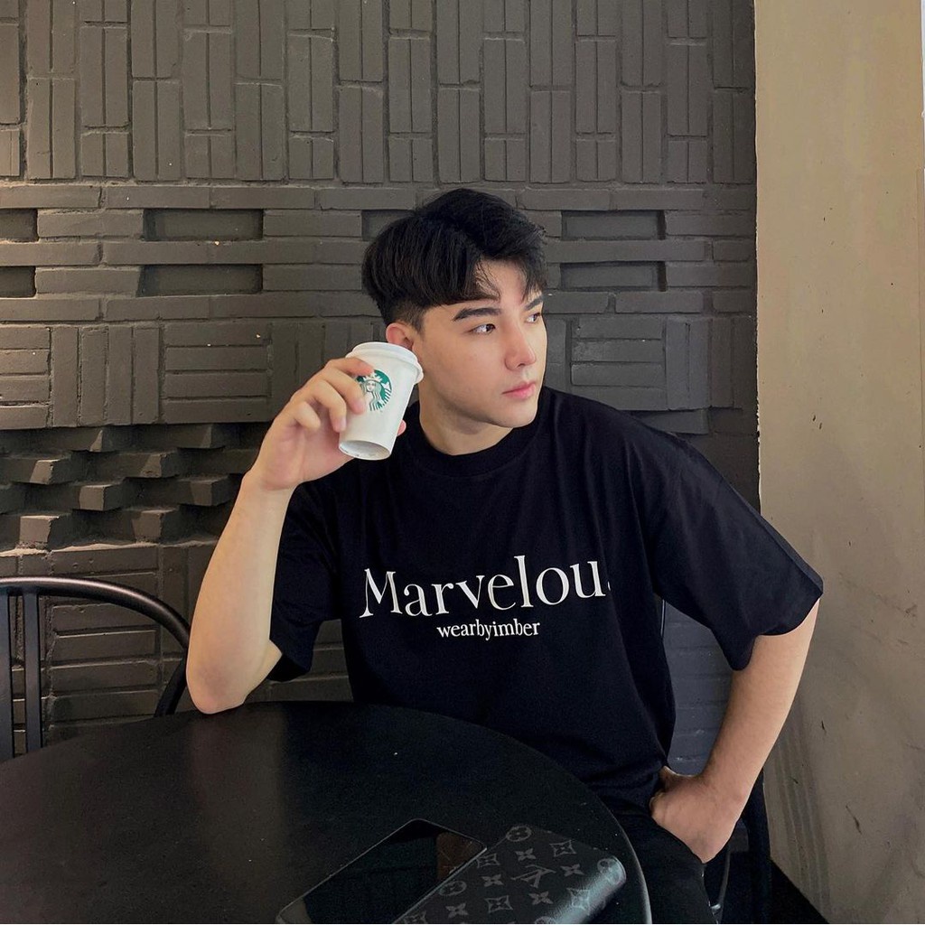Áo thun nữ BLACKDOKI-MARVELOUS , áo phông nữ hiện đại cá tính form rộng tay lỡ cá tính