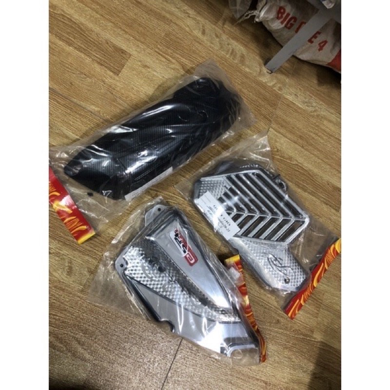 Giá trọn bộ 3 món ốp xe LEAD 20->22 (Ốp quạt gió +Ốp bầu gió (pô e )+Ốp pô ) cao cấp giá rẻ