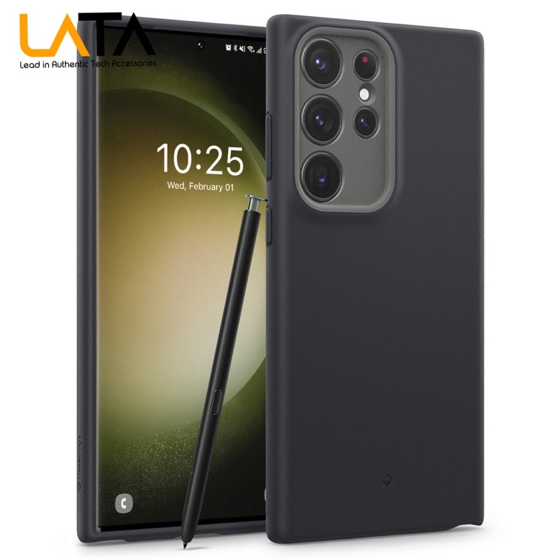 ỐP LƯNG SPIGEN SAMSUNG GALAXY S23 ULTRA CASEOLOGY NANO POP - HỖ TRỢ SẠC KHÔNG DÂY - MỚI 100% - BẢO HÀNH CHÍNH HÃNG 1 NĂM