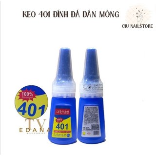 Keo 401 gắn móng đính đá chuẩn 100% stronger CIU_NAILSTORE