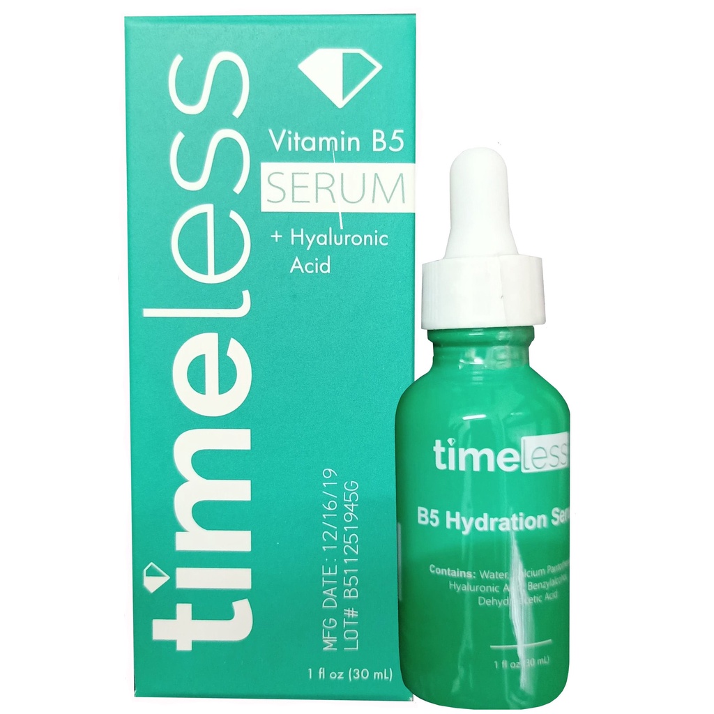 Serum Timeless Vitamin B5 Làm Dịu &amp; Phục Hồi Da Vitamin B5 Hyaluronic Acid Serum 30ml