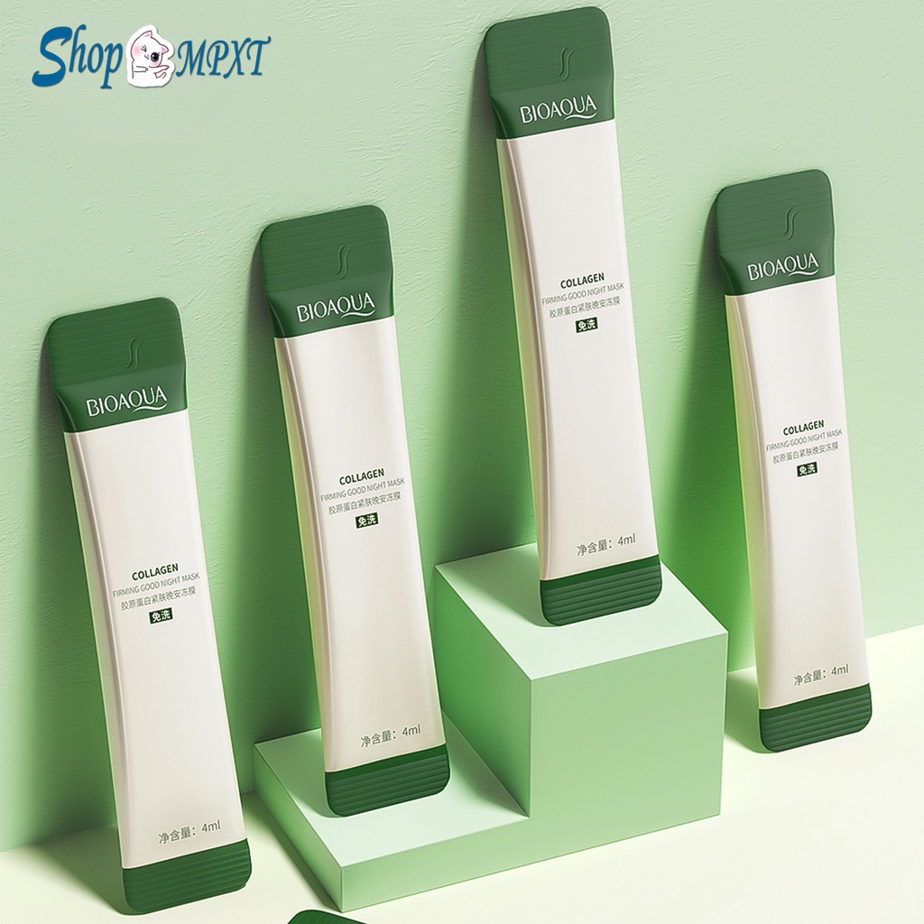 Mặt nạ ngủ Bioaqua collagen kiểm soát dầu làm săn chắc da và se khít chân lông
