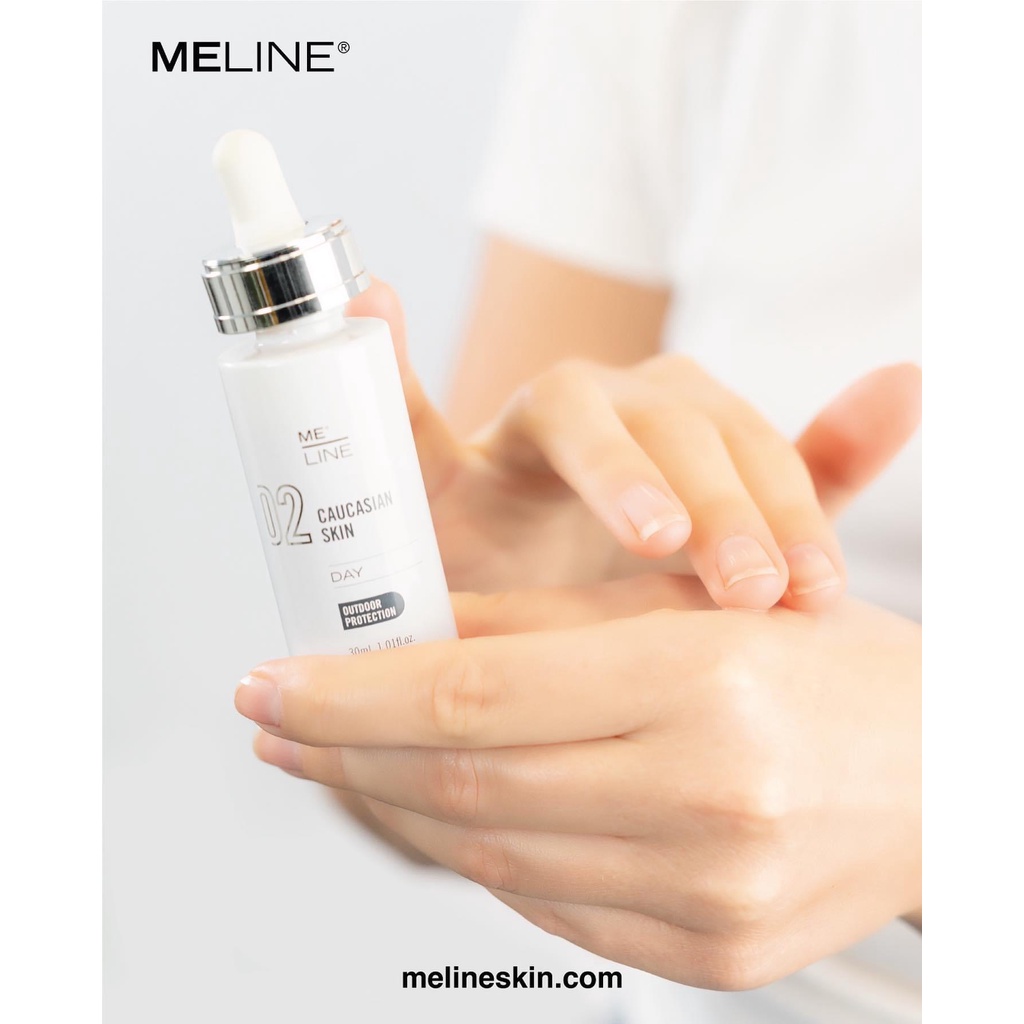Serum đặc Meline 02 Day Caucasian Skin 30ml - Giảm Nám, Giảm Sắc Tố, Trắng Da