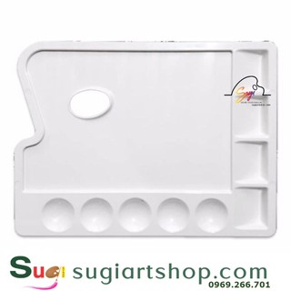 [ Sugi Art Shop ] Khay Bảng pha màu Nhựa (Palette) - Khay pha màu