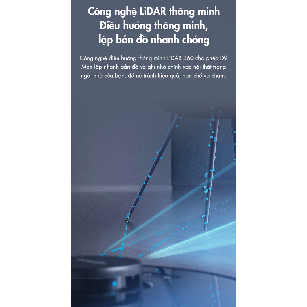 Robot Hút Bụi Lau Nhà Dreame Bot D9 Max | Hàng Chính Hãng | Bảo Hành 12 Tháng | Mimax Store