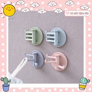 Móc Treo Đồ Dán Tường Đa Năng 3 Chấu Hình Cây Thông - Móc Treo Chìa Khóa, Vật Dụng, Quần Áo Tiện