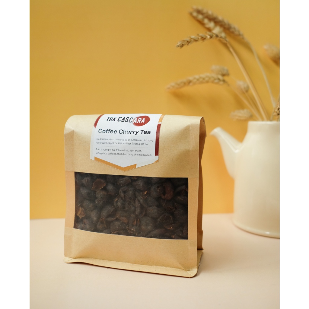 Trà CASCARA Nguyên Chất 100gr từ Vỏ Quả Cà phê Sấy Khô