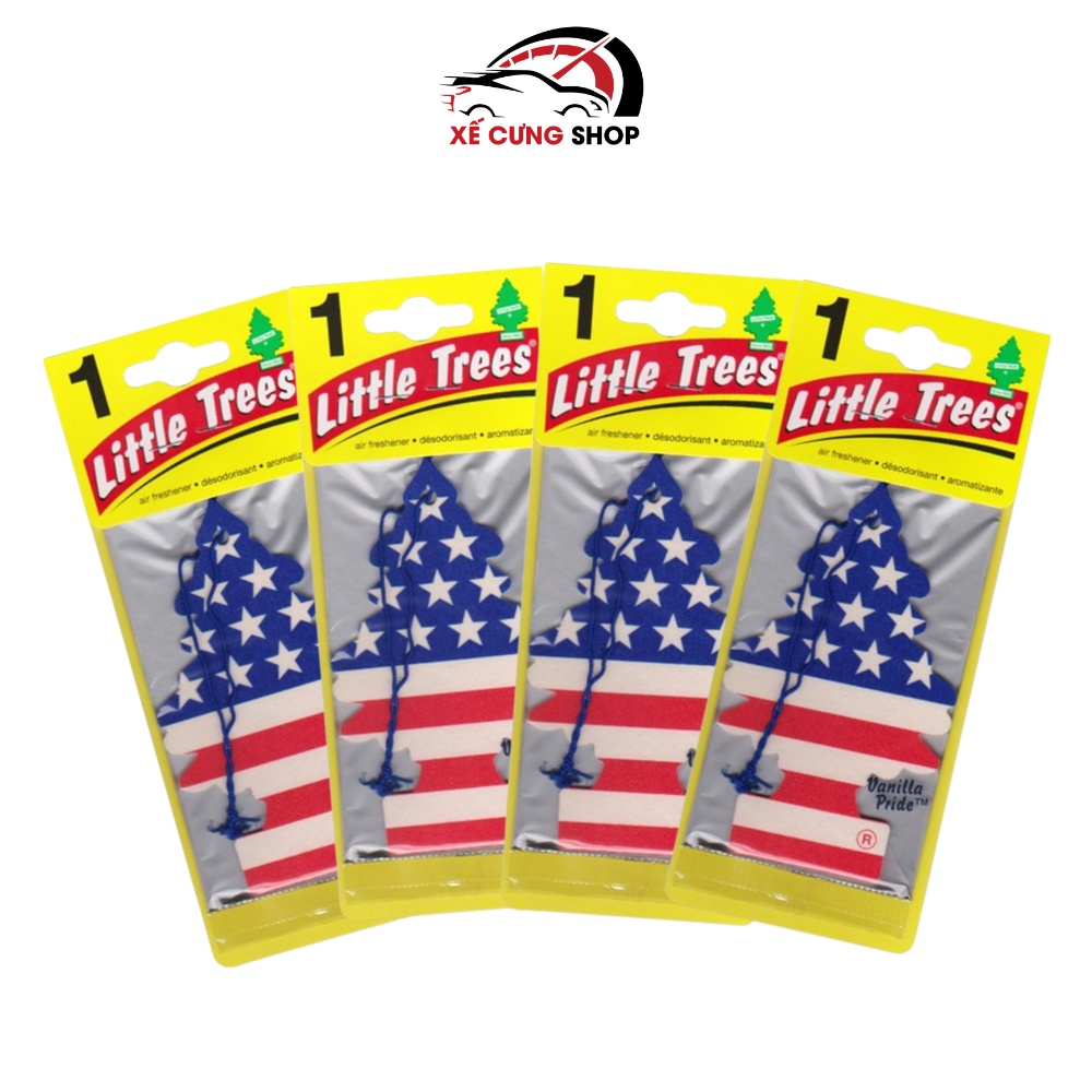 Cây thông thơm little trees khử mùi ô tô, phòng ngủ, tủ quần áo, toilet