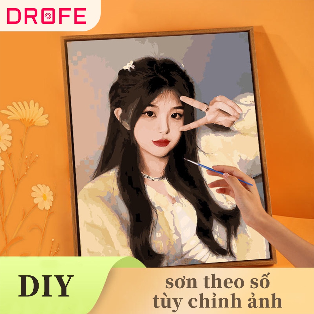 Tranh số hoá DROFE 24/36/48 màu đặt in tùy chỉnh theo yêu cầu cá nhân