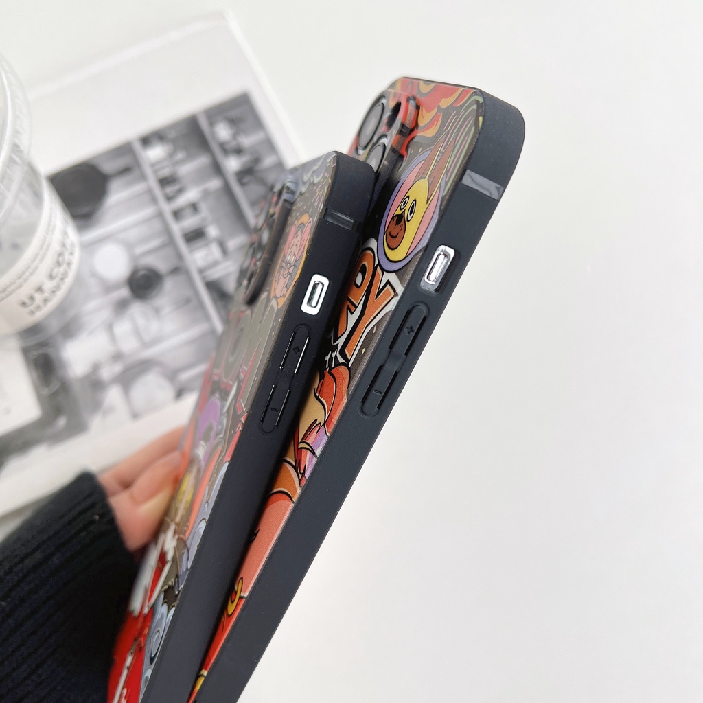 Ốp Điện Thoại Chống Sốc In Hình Tom &amp; Jerry Dễ Thương Cho iPhone 14 / 13 / 12 / 11 / X / 8 / 7P / 6P