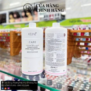 [CHÍNH HÃNG]Dầu Xả Keune Care Color Brillianz Conditioner 1000ml dành cho tóc nhuộm, giúp ổn định màu, không bay màu
