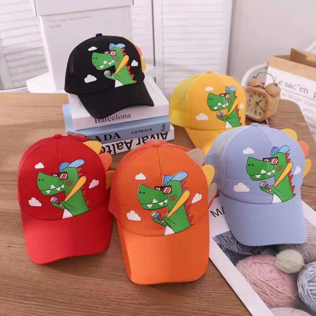 Nón lưỡi trai Khủng Long cho bé trai 2-7t. Phụ kiện cho bé trai