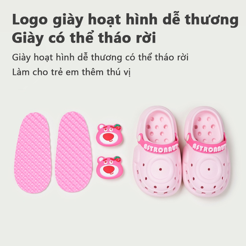 Cheerful mario dép crocs in hoạt hình chống trượt thời trang mùa hè cho bé - ảnh sản phẩm 6