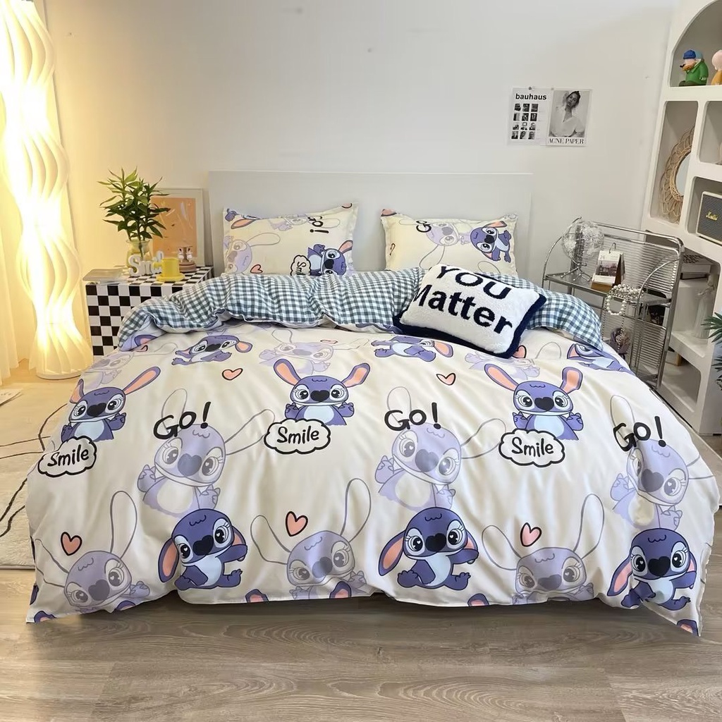 SET 4 món Cotton Poly nhập khẩu --- miễn phí bo chun drap ga giường