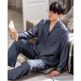 Bộ đồ pijama lụa mềm mịn thoáng mát T12