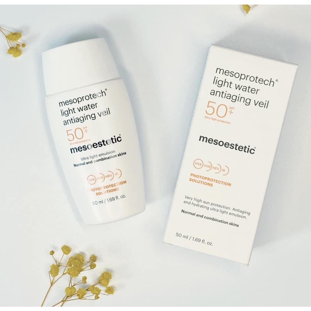 Kem chống nắng Mesoestetic Mesoprotech Light Water Antiaging Veil SPF50+
