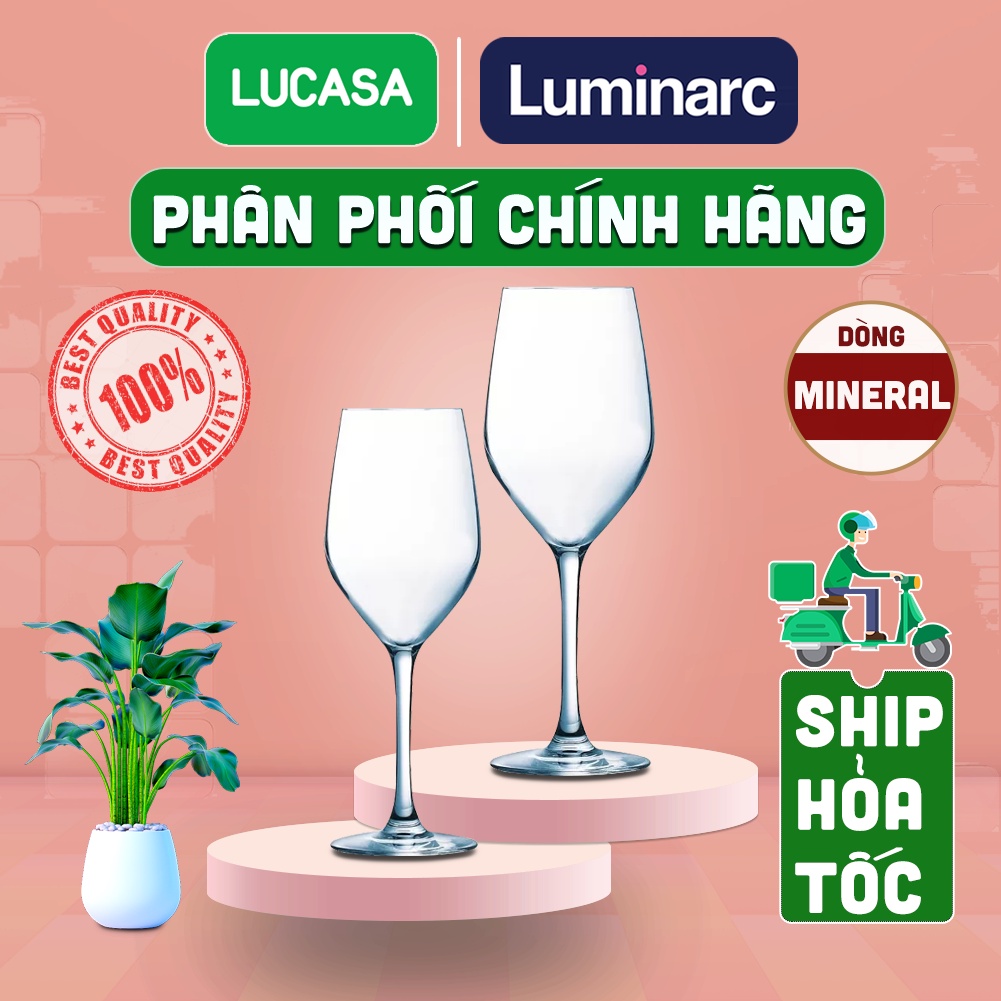 Ly Rượu Vang Thủy Tinh Luminarc Mineral | Phân Phối Chính Hãng