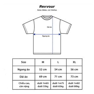 Áo thun oversize Cloudy/Black - Revvour