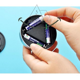 AN LẠC SHOP_ĐÈN LED DÁN TƯỜNG 3 BÓNG LED NHẤN ĐỂ BẬT TẮT DÙNG PIN TIỂU AAA
