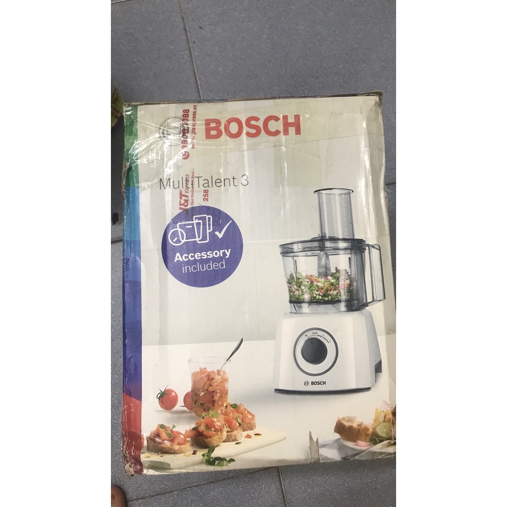 Máy xay đa năng BOSCH MCM3100W công suất 800W Germany