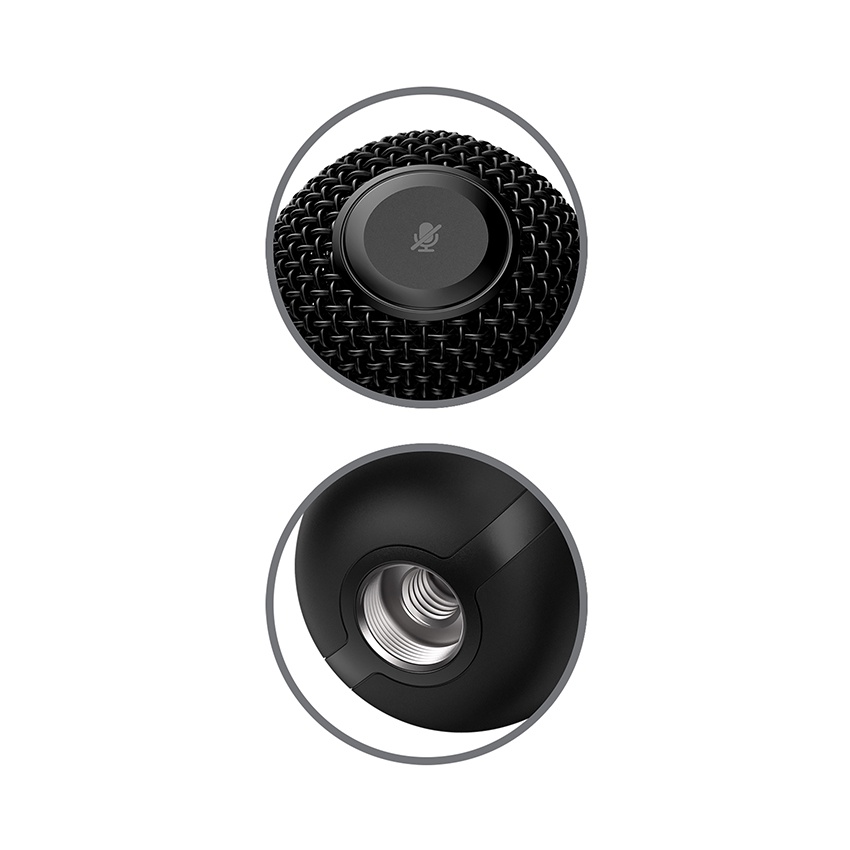 Microphone Kingston HyperX Solocast - Standalone Microphone HMIS1X-XX-BK/G Ghi âm cắm và chạy