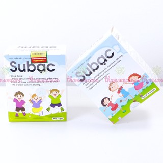 Cốm Subac cho bé hỗ trợ tăng sức đề kháng