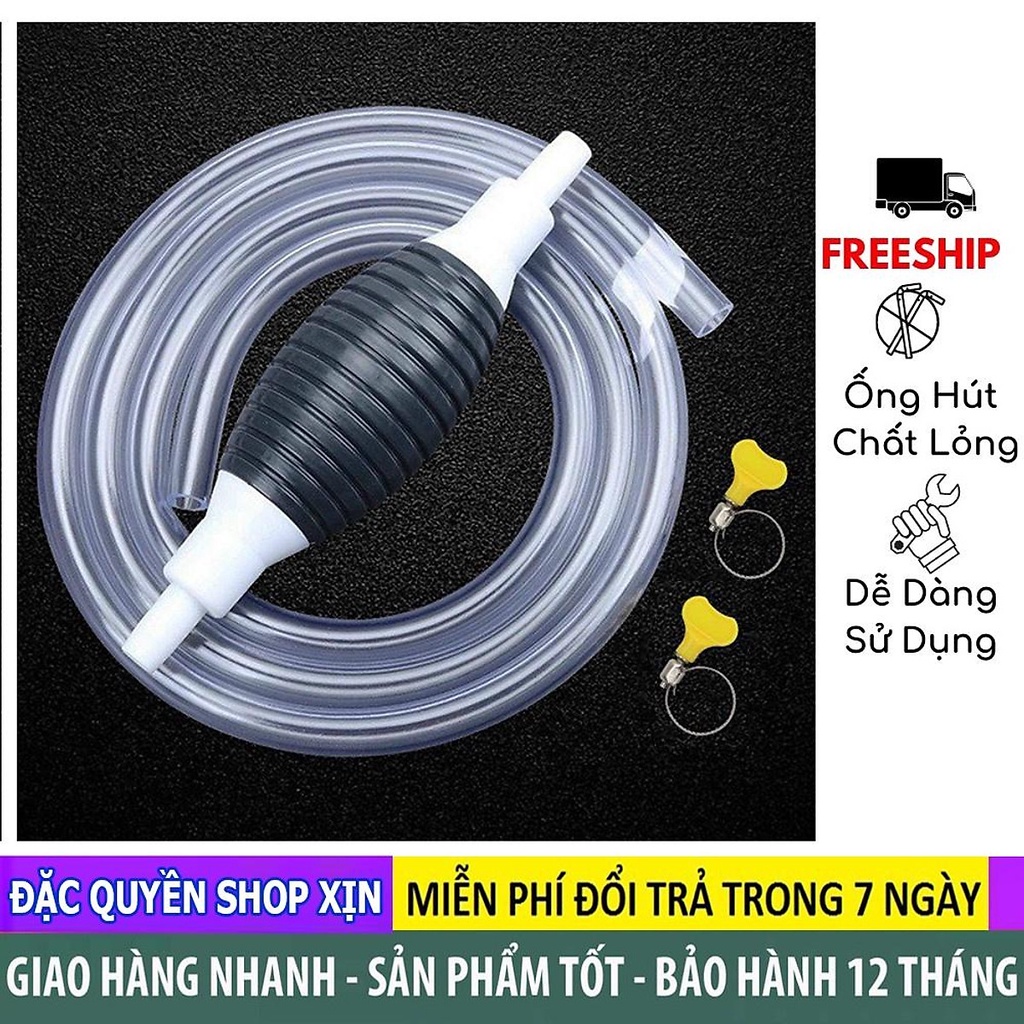 Dụng cụ bơm hút sang chiết rượu nước chất lỏng bóp tay - Ống hút nước bể cá thủy sinh