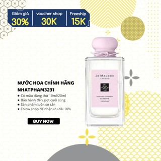 𝓳𝓸 𝓶𝓪𝓵𝓸𝓷𝓮 - london cherry blossom 10ml nước hoa chính hãng