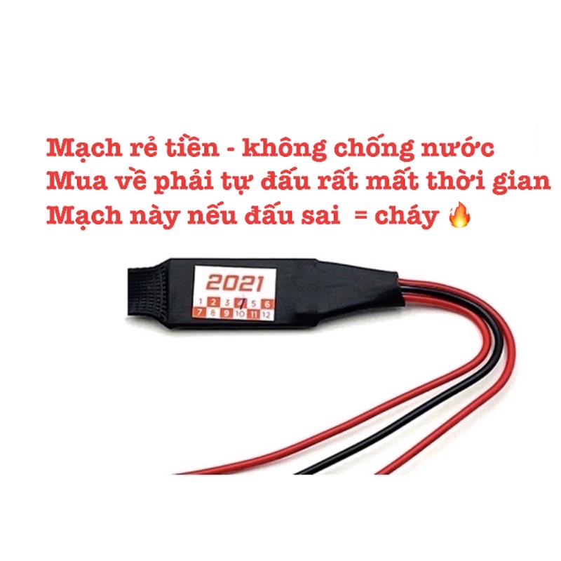 Mạch Hazard wave 50cc 100cc 110cc