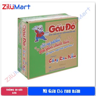 Mì Gấu Đỏ chay rau nấm loại 62g
