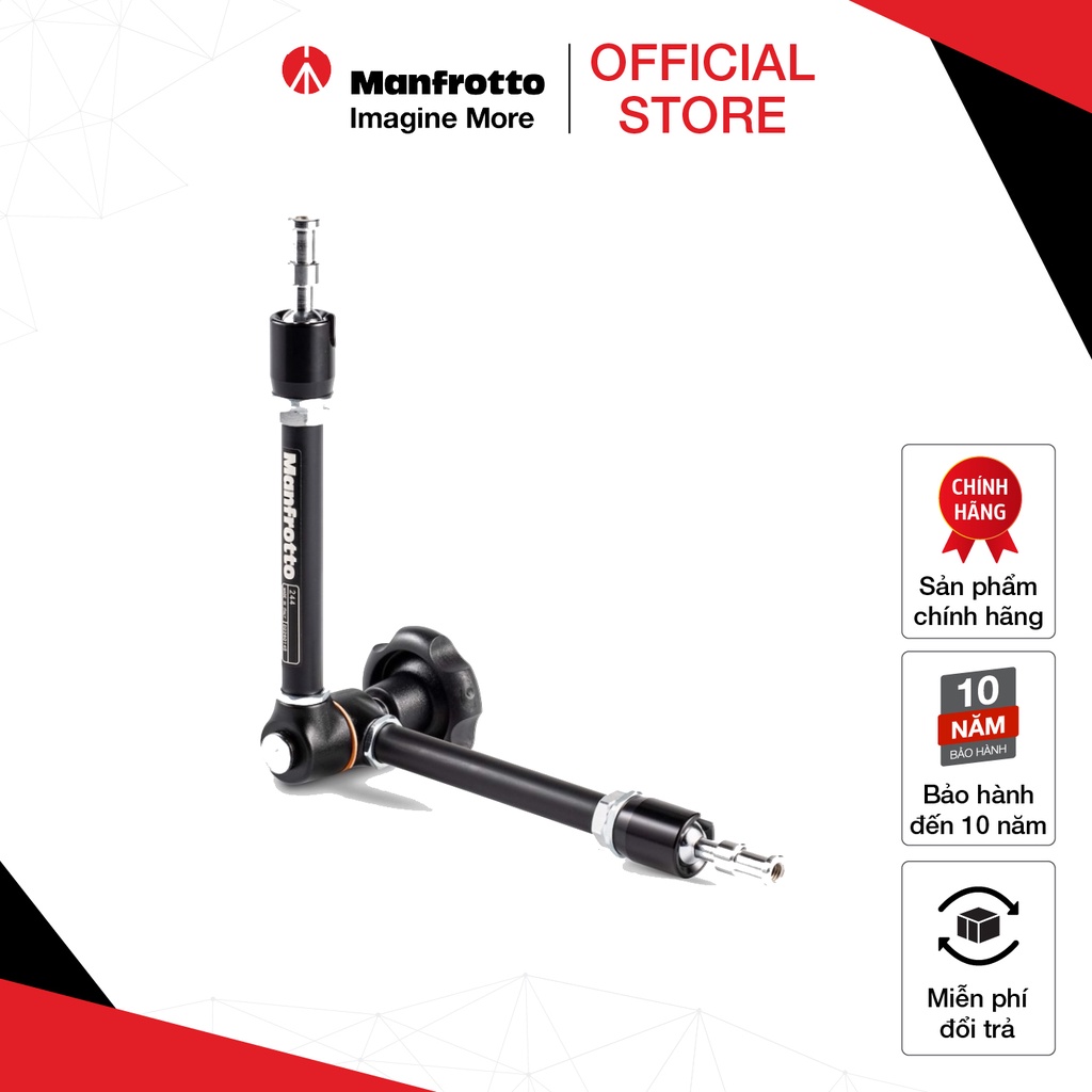 Tay nối MANFROTTO 244N VARIABLE FRICTION MAGIC ARM (244N)