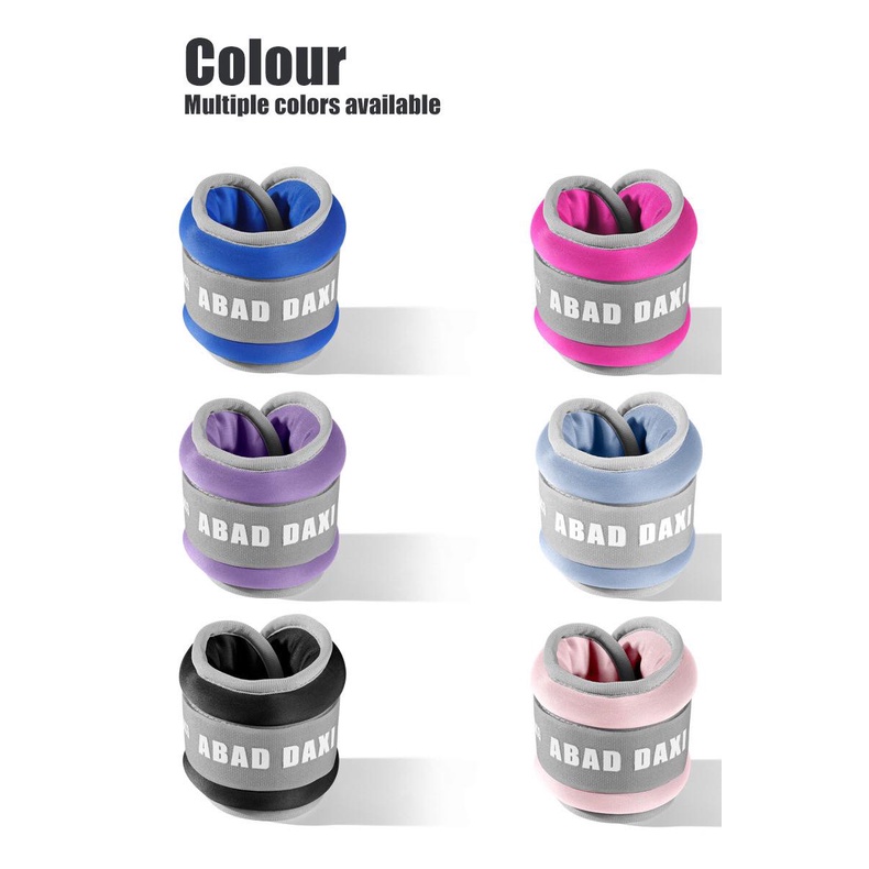 Tạ đeo tay chân tập gym phiên bản mạt sắt 1kg thế hệ tạ chân tập khinh công, xà đơn, vật lý trị liệu, tập phục hồi