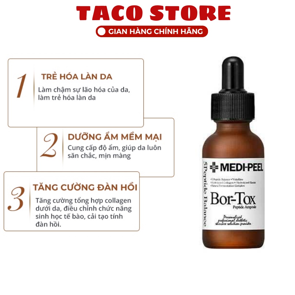 Serum chống lão hóa Medi Peel Bortox 30ml - Dưỡng ẩm và làm trắng da