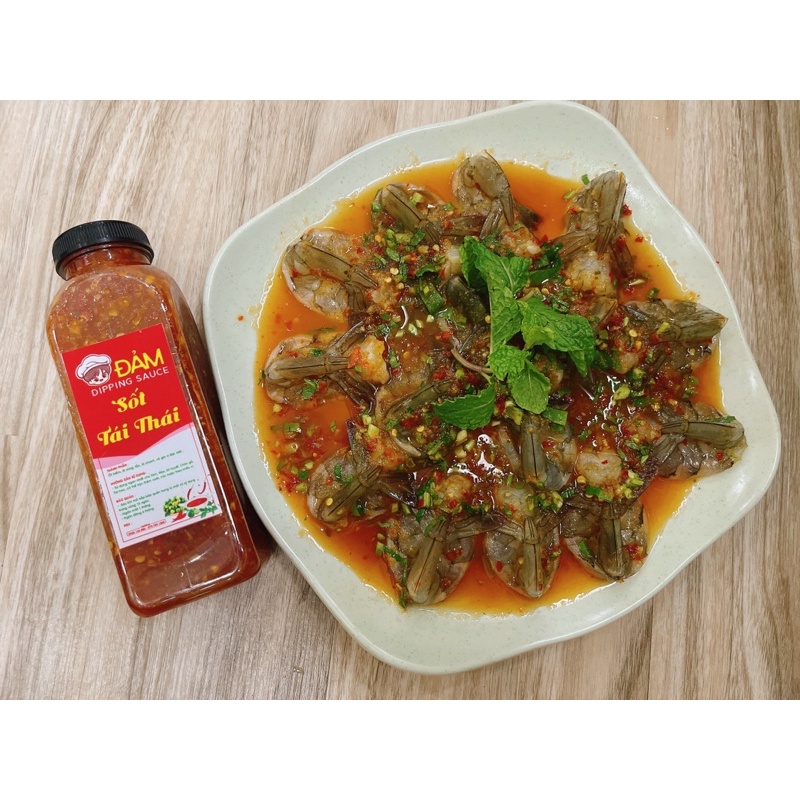 Sốt tái thái Đảm 1000ml chế biến sẵn làm chân gà sốt thái , tôm tái thái ...