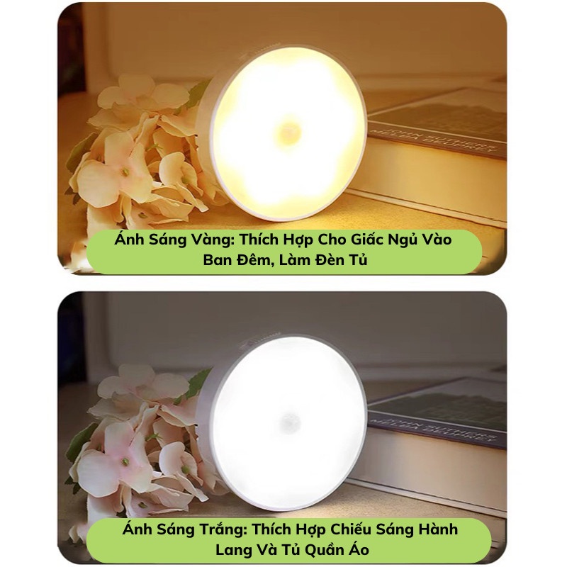 Đèn Cảm Biến Chuyển Động ASAKI Đèn Led Cảm Ứng Chuyển Động Thông Minh Tự Động Sáng Dán Tường Sạc USB | BigBuy360 - bigbuy360.vn