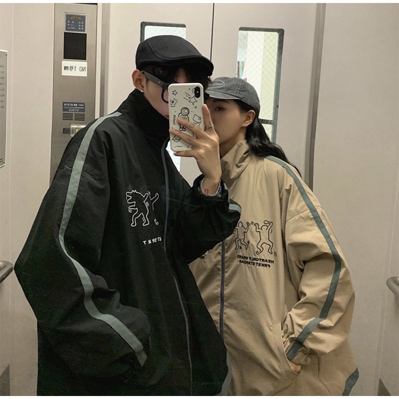 chống nắng YOUTH TP chống nắng, áo khoác ngoài nam nữa chất dù gió dày dặn hai lớp