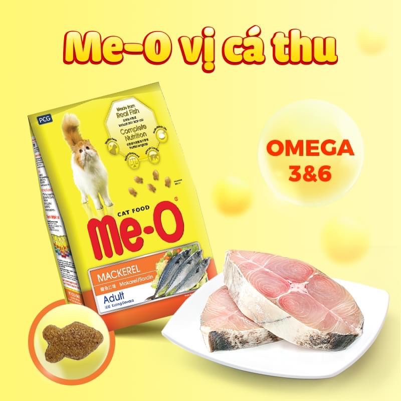 Thức ăn hạt Me-o dành cho mèo trưởng thành 350g, 1,2kg
