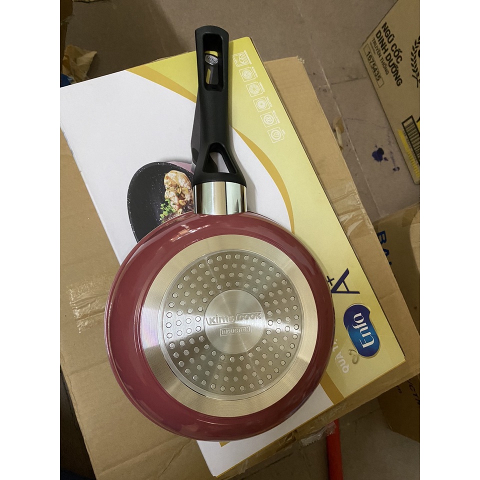 CHẢO EASY COOK HỢP KIM NHÔM CHỐNG DÍNH VÂN ĐÁ ĐÁY TỪ 20CM