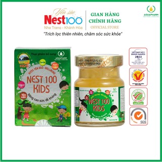 Nước Yến Sào Trẻ Em Kids Wellmune_ Nest100_Aquapharm_ Nâng Cao Sức Đề Kháng - Lốc 6 lọ tặng 1 lọ x 70ml