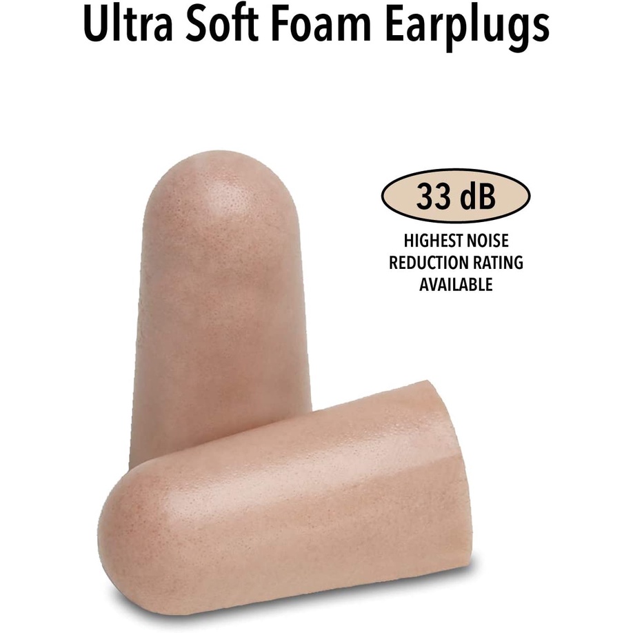 Mack s Ultra Soft Foam Earplugs Nút bịt tai chống ồn 33dB 01 cặp