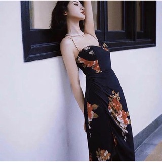 Order 15 ngày- Đầm hoa vạt xéo