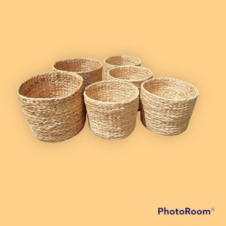 Sọt Tròn Lục Bình trang trí vintage